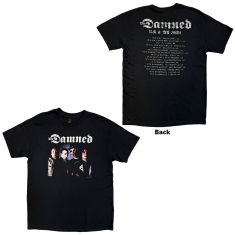 Damned - Damned Photo Uk & Eu Tour 24 Uni Bl T-Shirt