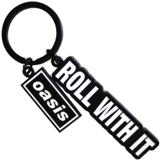 Oasis - Roll With It Decca Logo Charm Keychain