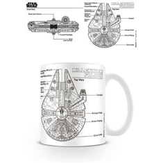 Star Wars - Star Wars (Millennium Falcon Sketch) Mug