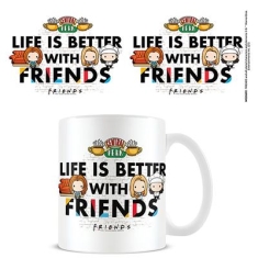 Friends - Friends  (Life Is Better With Friends - Chibi) Mug