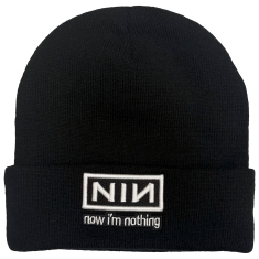Nine Inch Nails - Now I'm Nothing Bl Beanie Hat
