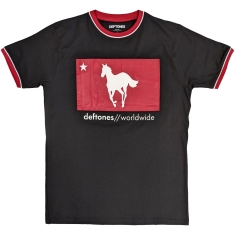 Deftones - Star & Pony Ringer Uni Bl T-Shirt