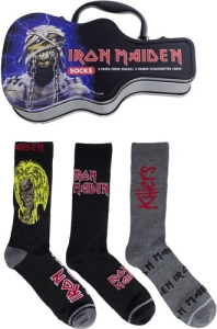 Ozzy Osbourne - Crew Socks (3 Pack Collector Guitar Shape Tin)