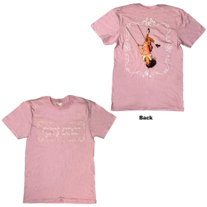 Olivia Rodrigo - Unisex T-Shirt: You Seem Pretty Sad (Pink) (Back Print)