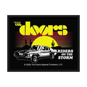 The Doors - Standard Woven Patch: Riders On The Storm
