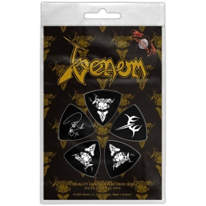Venom - Tri-Tip Plectrum Pack: Black Metal