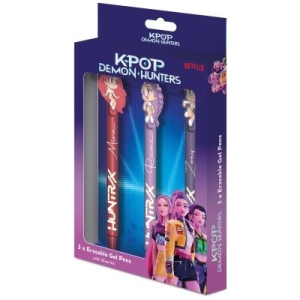 K-Pop Demon Hunters - Erasable Pencils 3 Pcs
