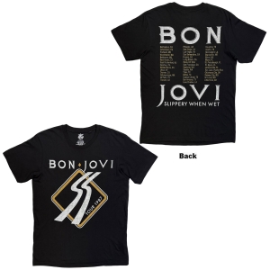 Bon Jovi - Slippery When Wet 87 Uni Bl T-Shirt