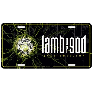 Lamb Of God  - Into Oblivion Number Plate