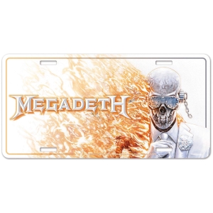 Megadeth - Megadeth Number Plate
