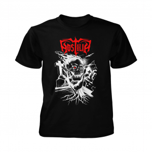 Hostilia - Face The Fire - Black (T-Shirt)