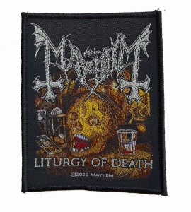 Mayhem - Patch Liturgy Of Death (10 Cm X 7,8