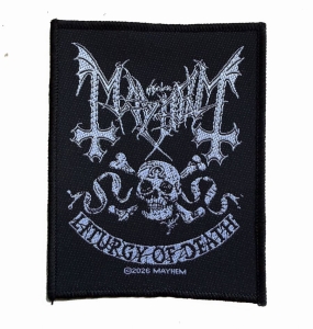 Mayhem - Patch Skull Omega (10,2 Cm X 8 Cm)