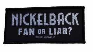 Nickelback - Patch Fan Or Liar (4,7 Cm X 10 Cm)