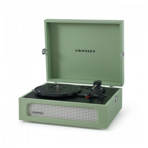 Vinylspelare - Voyager Portable Turntable  (Sage)- Now With Bluetooth Out