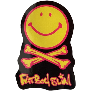 Fatboy Slim - Happy Face Logo Sticker