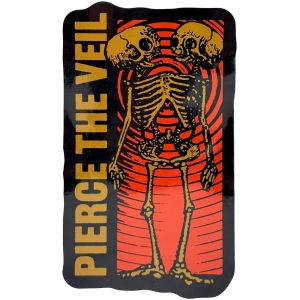 Pierce The Veil - Wavy Skeleton Sticker