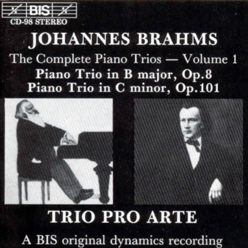 Brahms Johannes - Piano Trio Vol 1