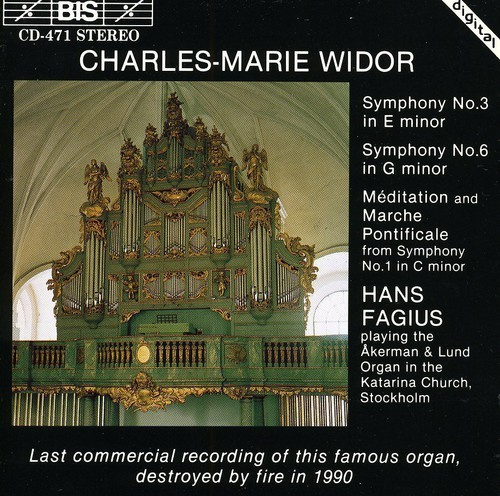 Widor Charles-Marie - Organ Symphony 3 + 6