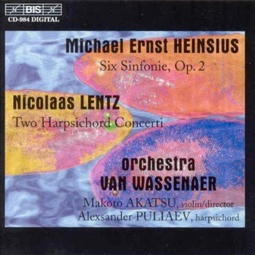Heinsius Michael Ernst - Sinfonia  /Hd Conc    /Lentz
