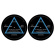 Pink Floyd - Dark Side Of The Moon Slipmat Pair Pink Floyd - Dark Side Of The Moon Slipmat Pair
