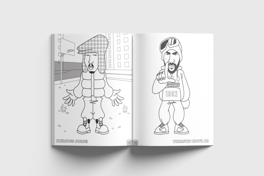 Mark 563 - Hip Hop Coloring Book: East Coast Edition