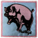 Pink Floyd - Animals Pig Woven Patch Pink Floyd - Animals Pig Woven Patch