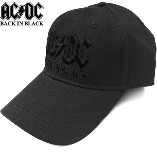 Ac/Dc - Back In Black Bl Baseball Cap