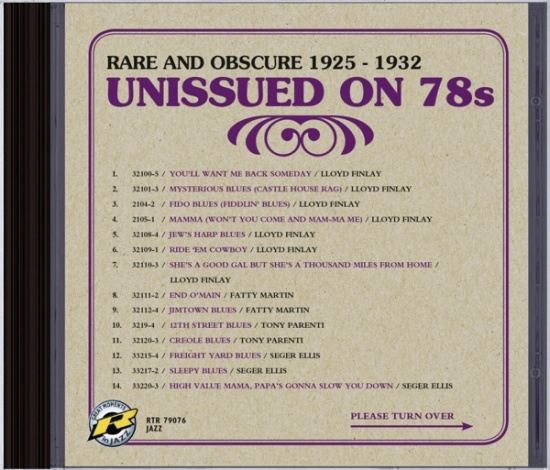 Various - Unissued On 78.4