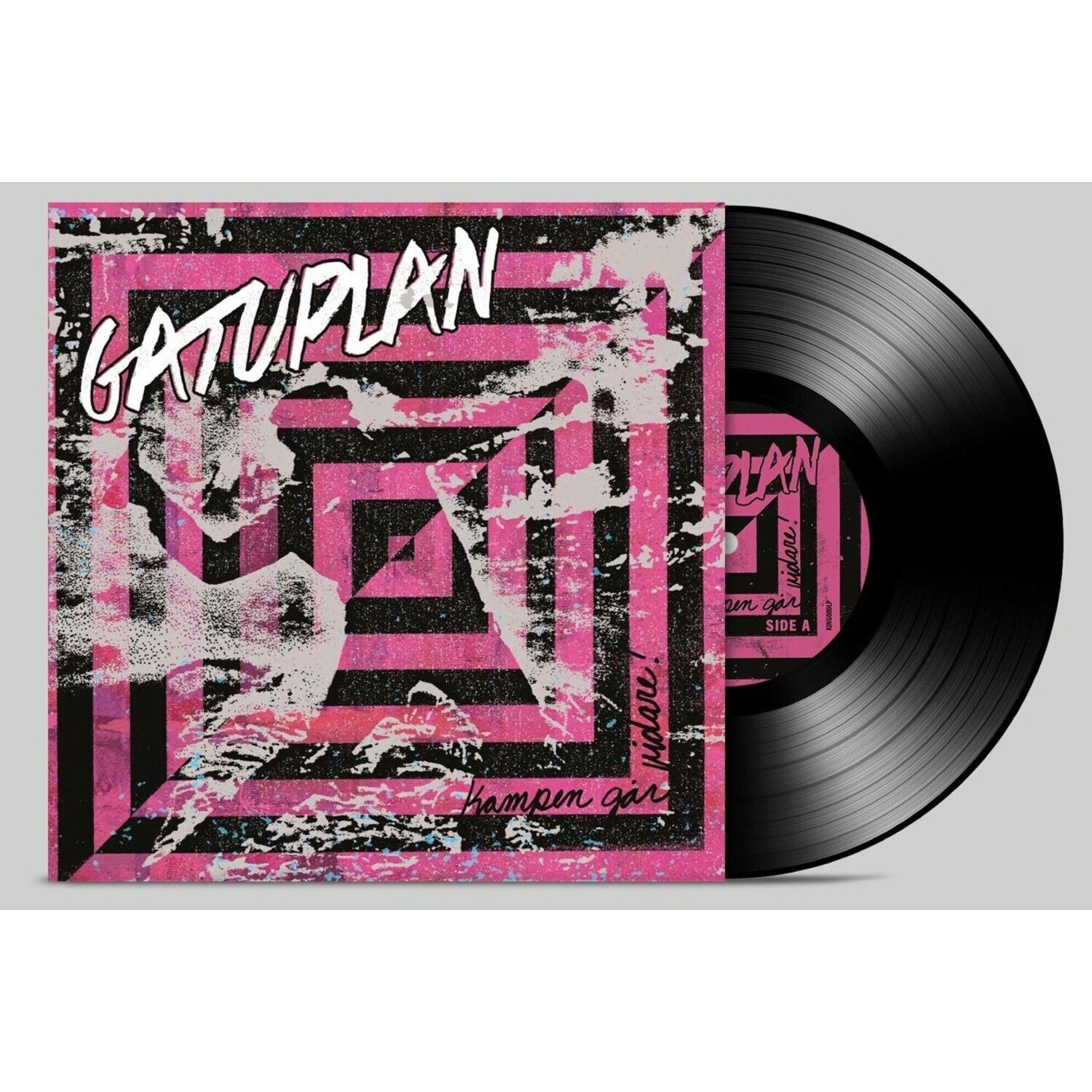 Gatuplan - Kampen Går Vidare! - Lp Black + Whi