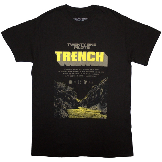 Twenty One Pilots - Trench Cliff Uni Bl T-Shirt