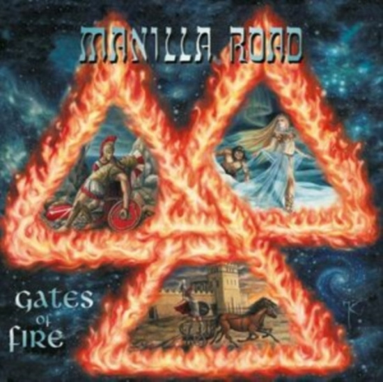 Manilla Road - Gates Of Fire (Blue/Red/Yellow Spla