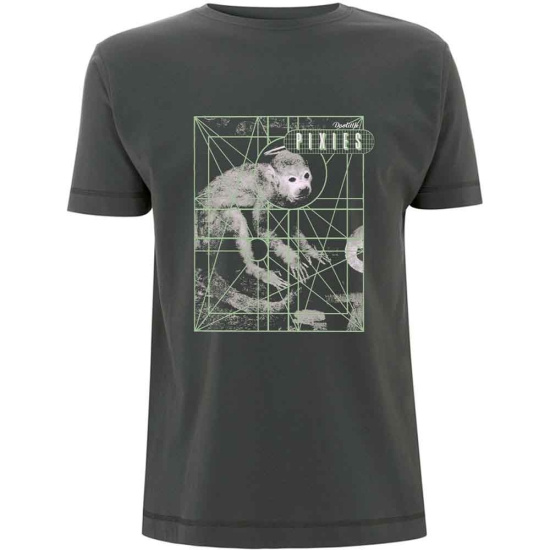 Pixies - Monkey Grid Uni Char T-Shirt  (XL)