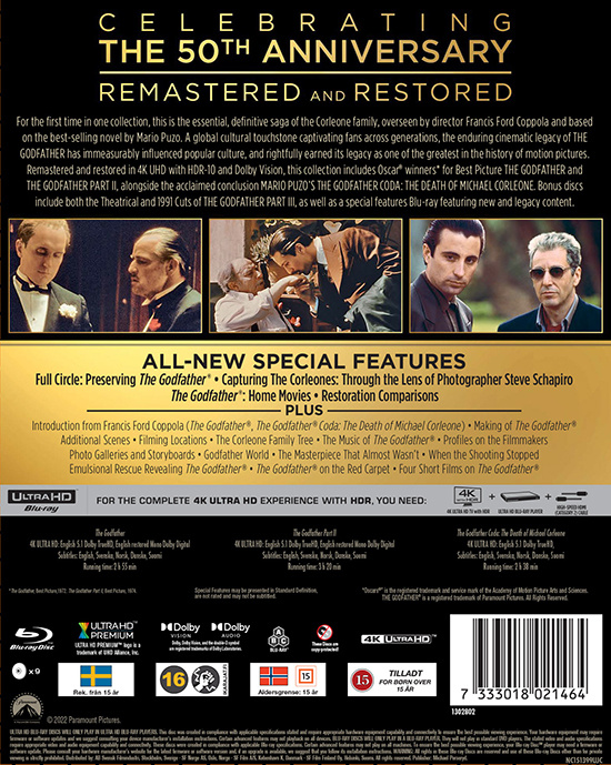 Movie - The Godfather Trilogy (4K+Bd)