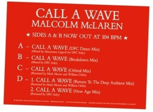 Mclaren Malcolm And The Bootzilla - Call A Wave Remixes