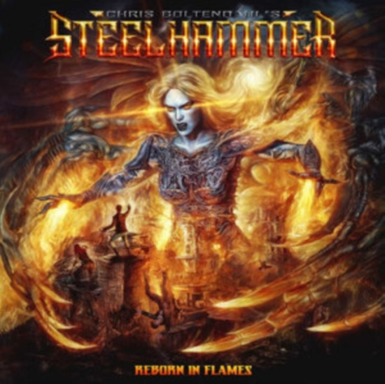 Chris Bohltendahl's Steelhammer - Reborn In Flames (Splatter Vinyl Lp