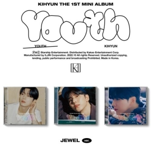 KIHYUN - [YOUTH] (JEWEL Random VER.)