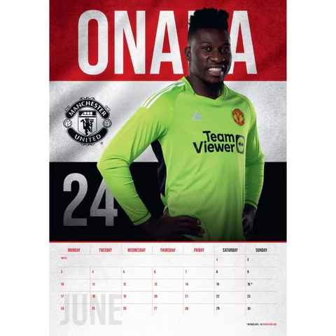Manchester United Fc - Manchester United Fc 2024 A3 Calendar