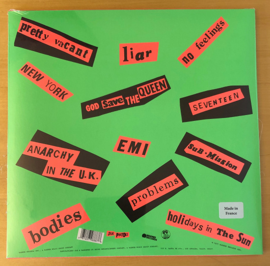 Sex Pistols - Never Mind the Bollocks (Alternative Cover)