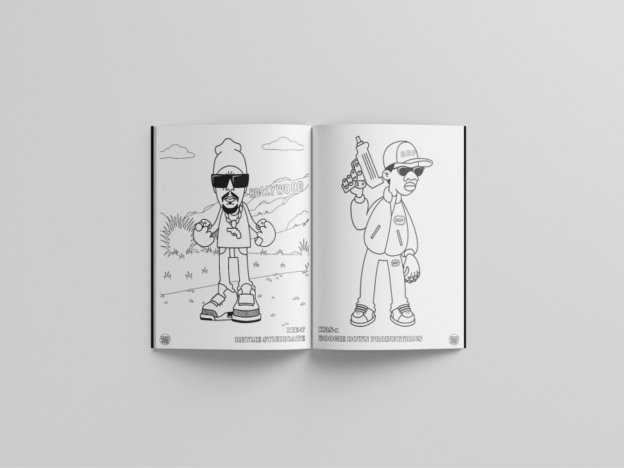Mark 563 - Hip Hop Coloring Book