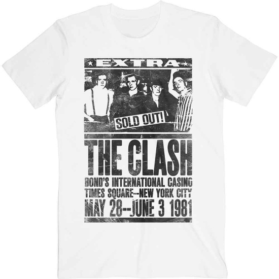 The Clash - Bond's 1981 Uni Wht   