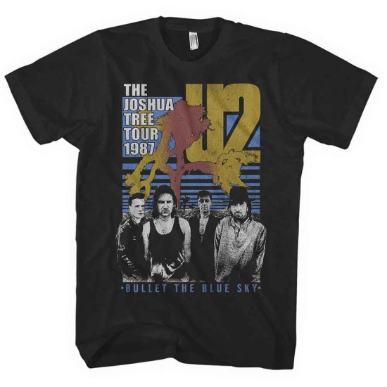 U2 - Bullet The Blue Sky Uni Bl   (XL)