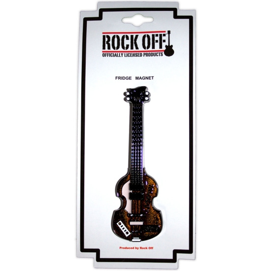 Rock Off - Mathew Street Brown Bass Magnet
