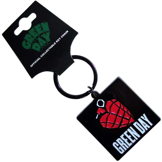 Green Day - Grenade Logo Keychain