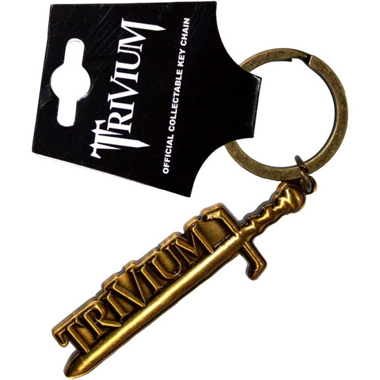Trivium - Gold Sword Keychain