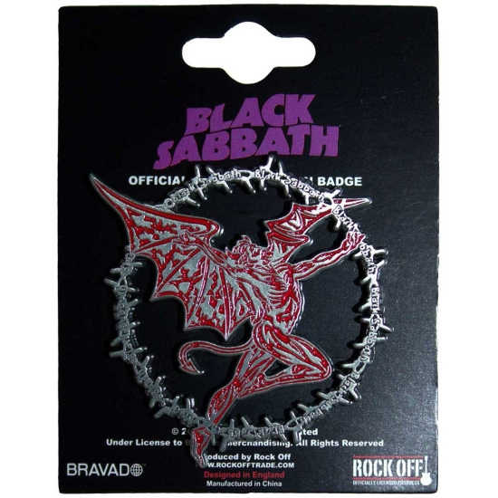 Black Sabbath - Daemon Ring Pin Badge