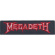 Megadeth - Logo Outline Woven Patch Megadeth - Logo Outline Woven Patch