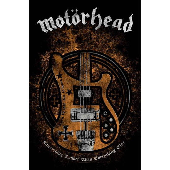 Motorhead - Lemmy's Bass Textile Poster