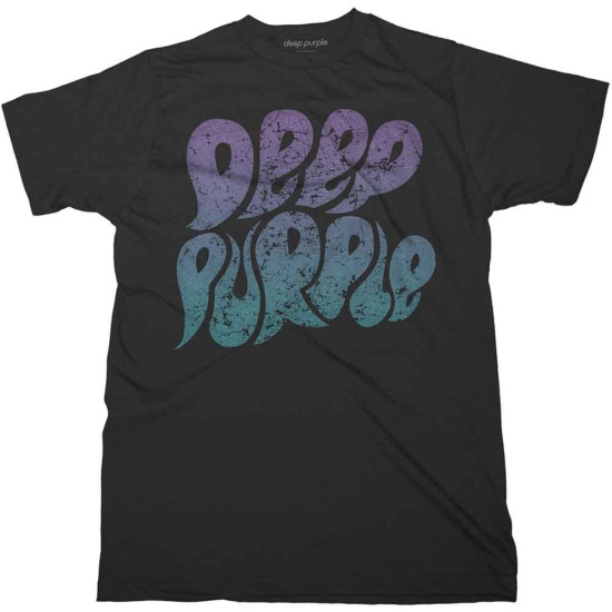 Deep Purple - Bubble Logo Uni Bl   