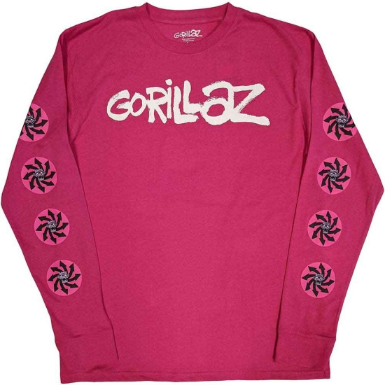 Gorillaz - Repeat Pazuzu Spiral Pink L/S
